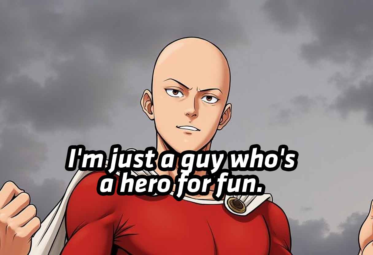 saitama from one punch man