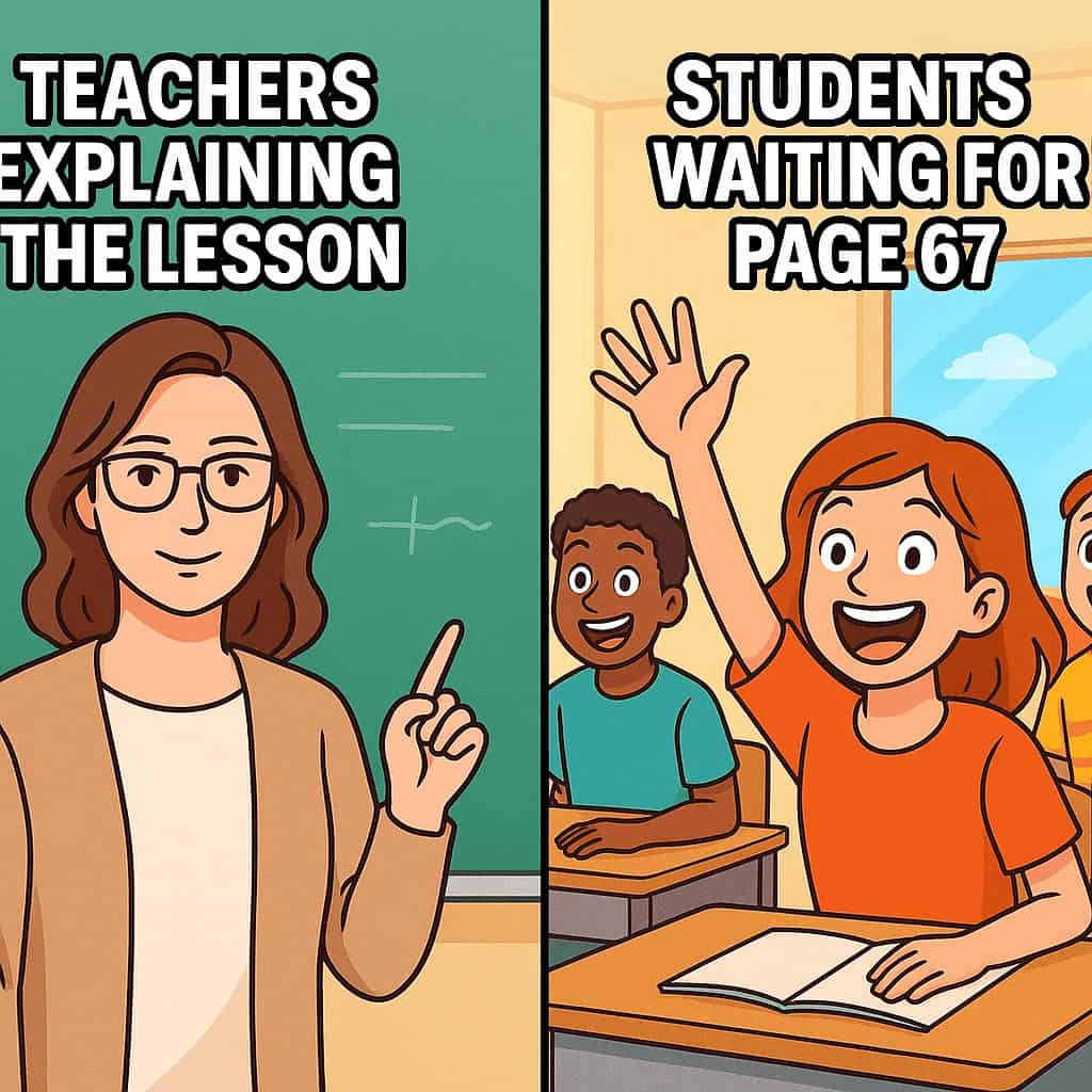funny 6-7 meme jokes about teachers and students in classroom