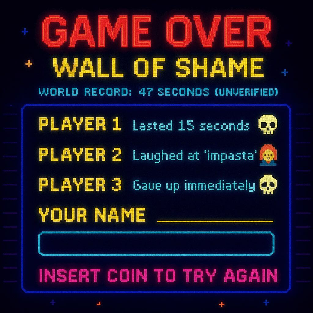 try not to laugh dad jokes challenge hall of shame showing player failures